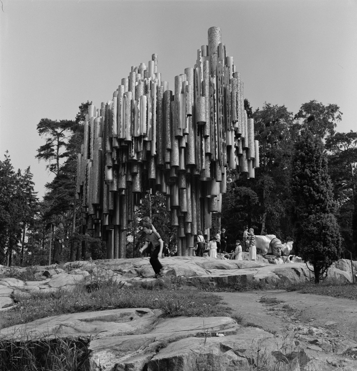 Sibelius-monumentti  Sibeliuksen puistossa
