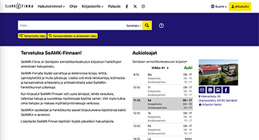 seamk.finna.fi skärmbild