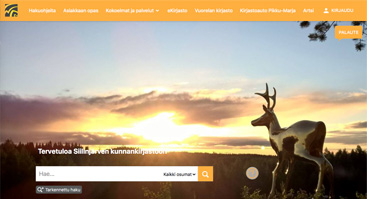 siilinjarvenkirjasto.finna.fi screenshot